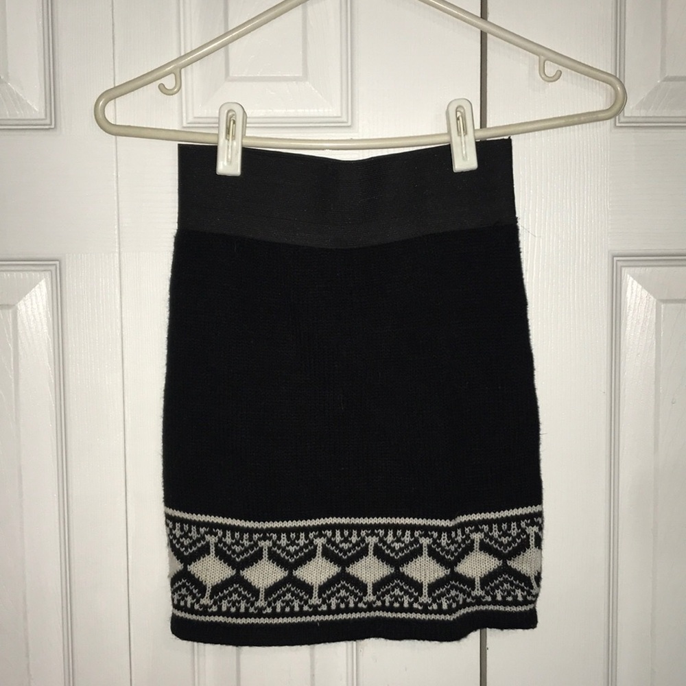 Tight Fitting Pencil Skirt Knitted